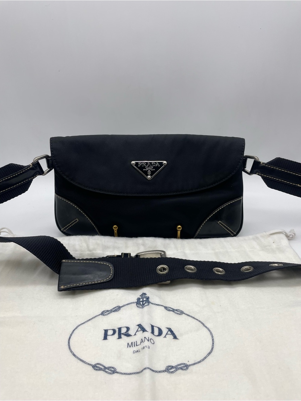 Preloved Prada Nylon Belt